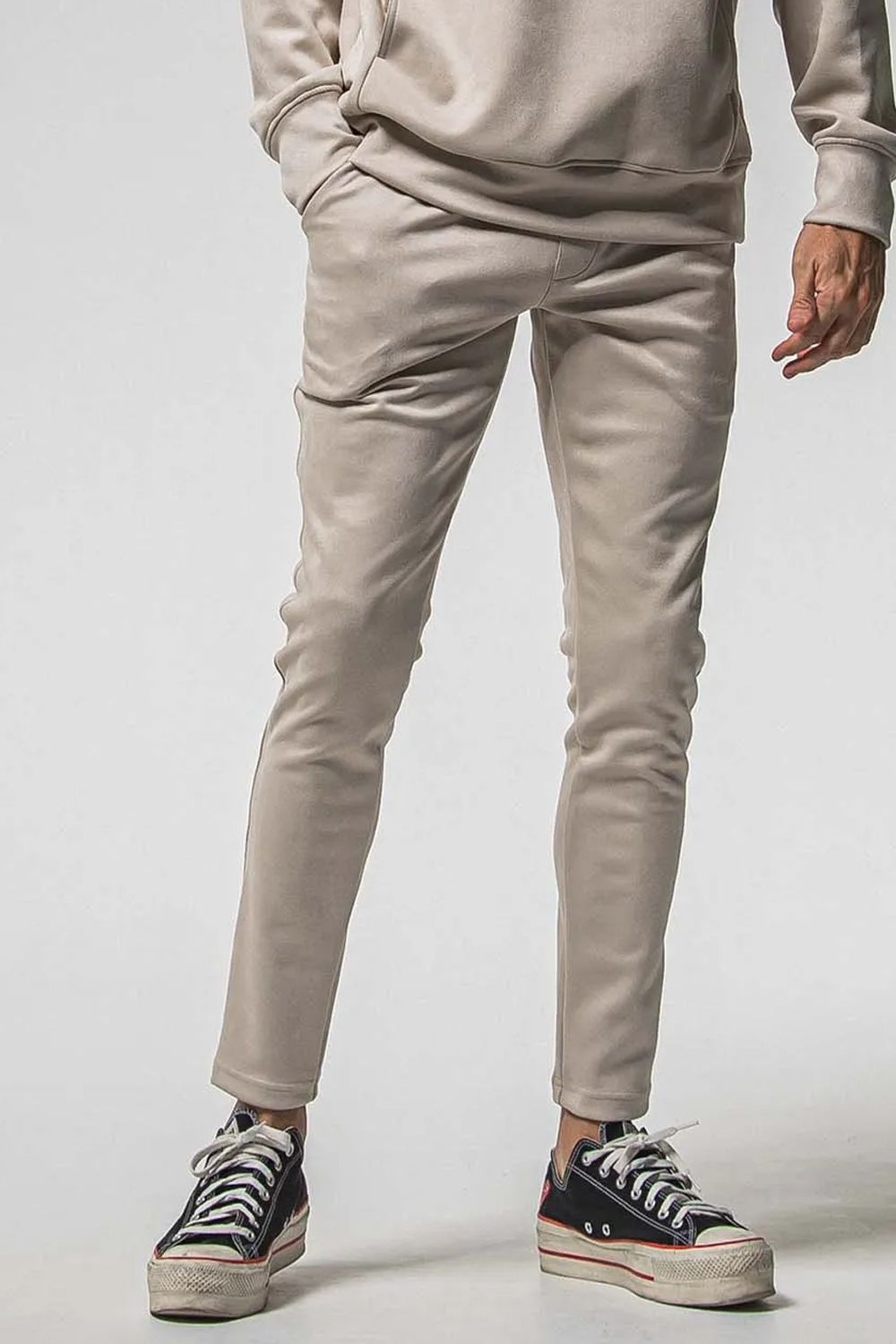 CHRIS EASY SUEDE TUCK PANTS / クリス イージー スウェード タックパンツ