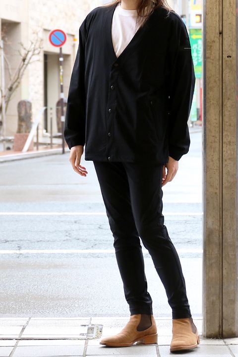 《RESOUND CLOTHING》NYLON TECH CARDIGAN & CHRIS EASY PANTS