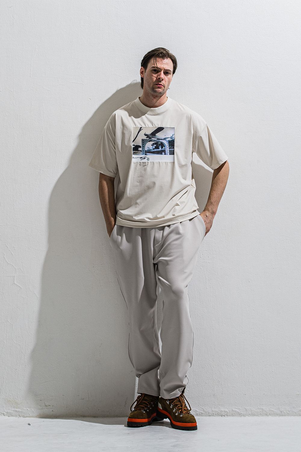 Emilio DB WIDE PANTS / スラックス ワイドイージーパンツ