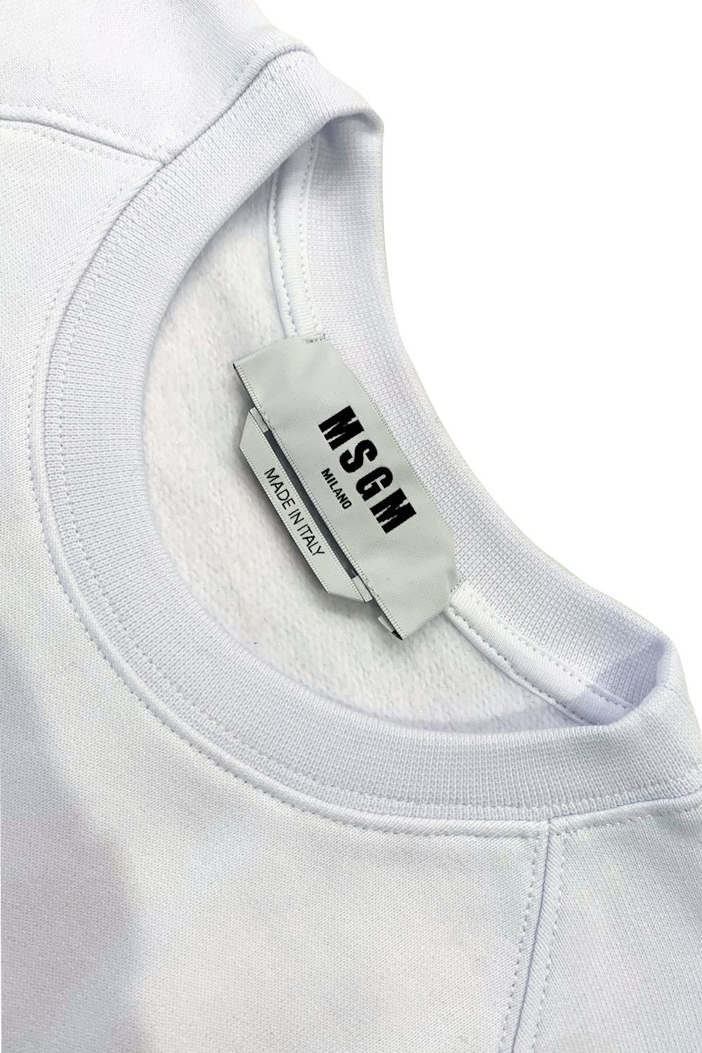 CREW NECK SWEATSHIRT With BRUSHSTROKE LOGO