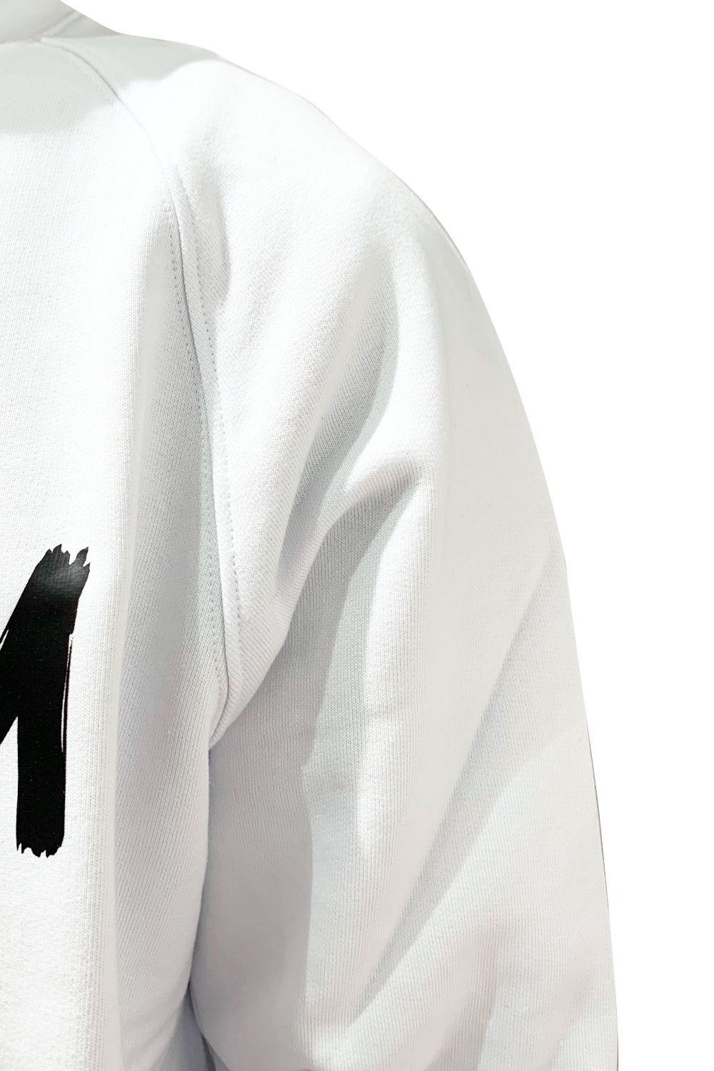 CREW NECK SWEATSHIRT With BRUSHSTROKE LOGO