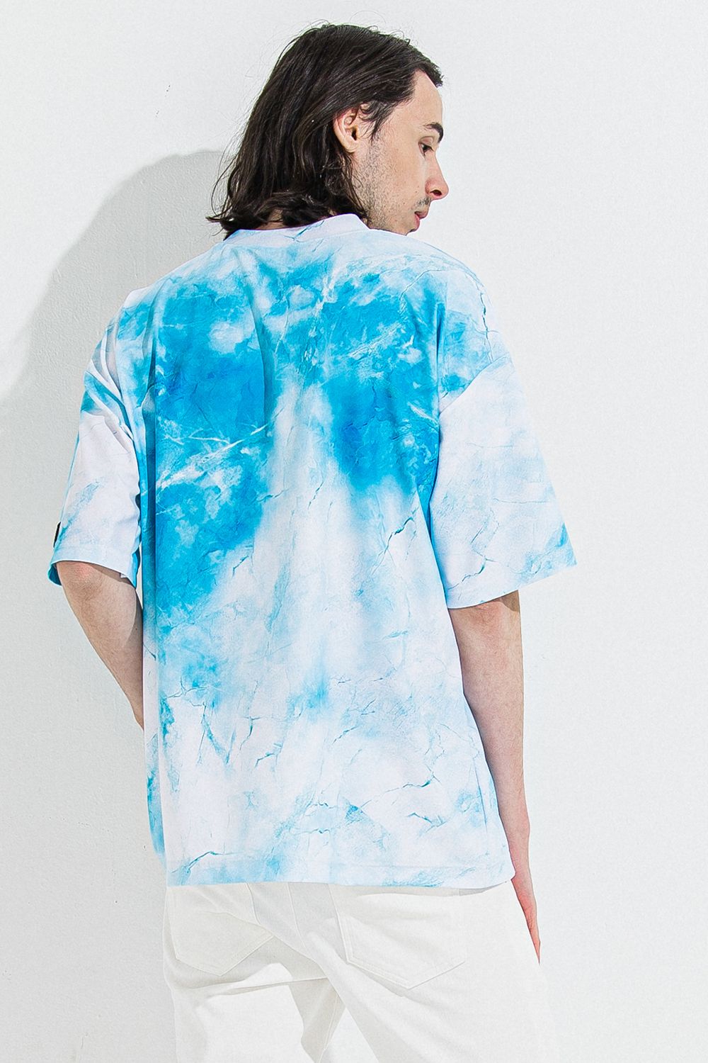 MARBLE RASH OVER T / マーブル オーバーサイズ ラッシュガード Tシャツ