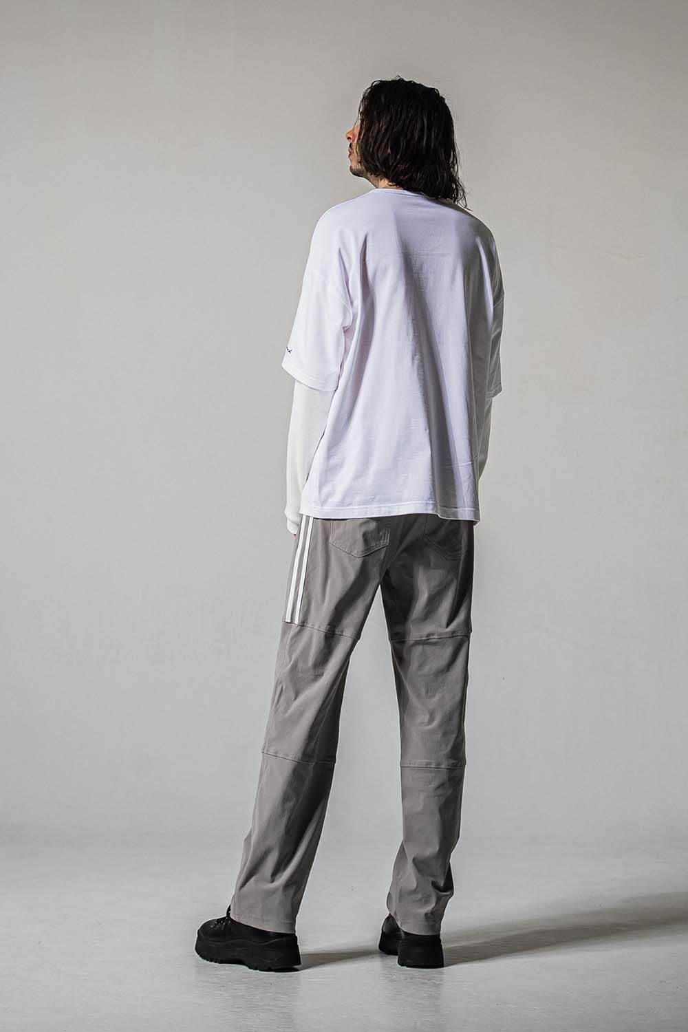 JOHNSON LINE NYLON WIDE PT / ジョンソン ナイロン ラインワイドパンツ