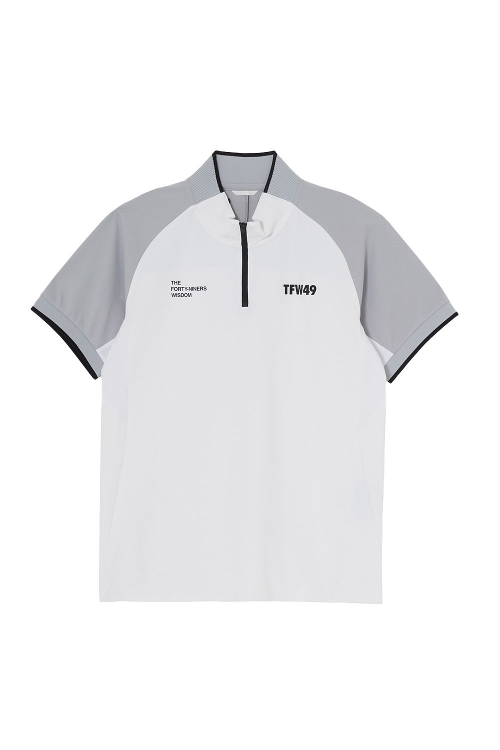 HALF ZIP COLLAR LESS / ハーフジップ カラーレス