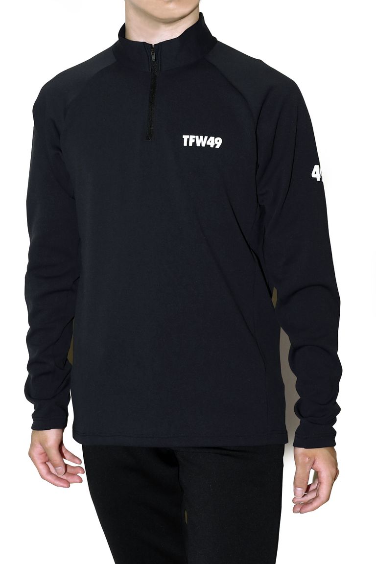 TFW49 - HALF ZIP LS / ハーフ ジップ ロングスリーブ | laid-back