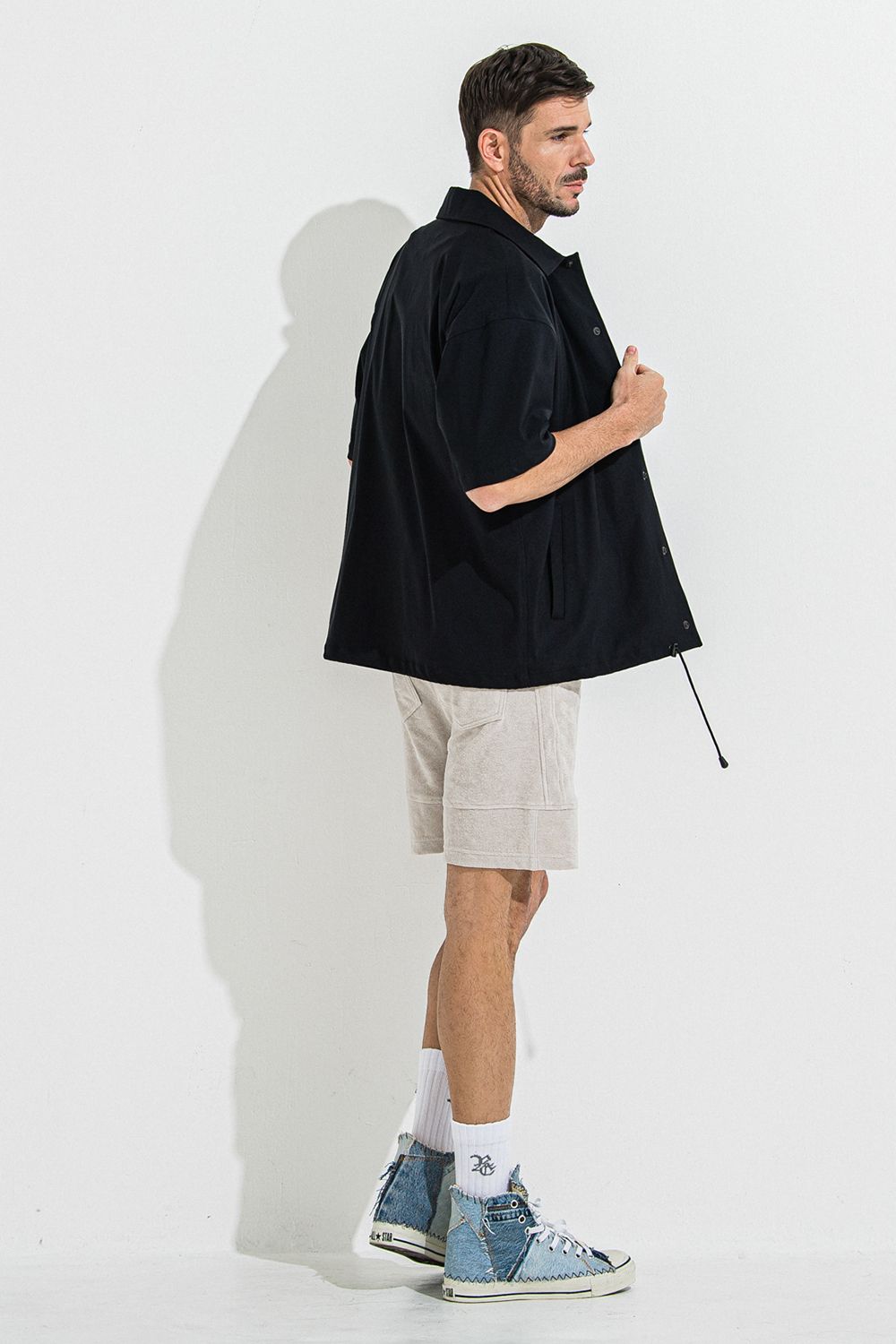 NYLON HALF COACH JACKET / ナイロン ハーフ コーチジャケット