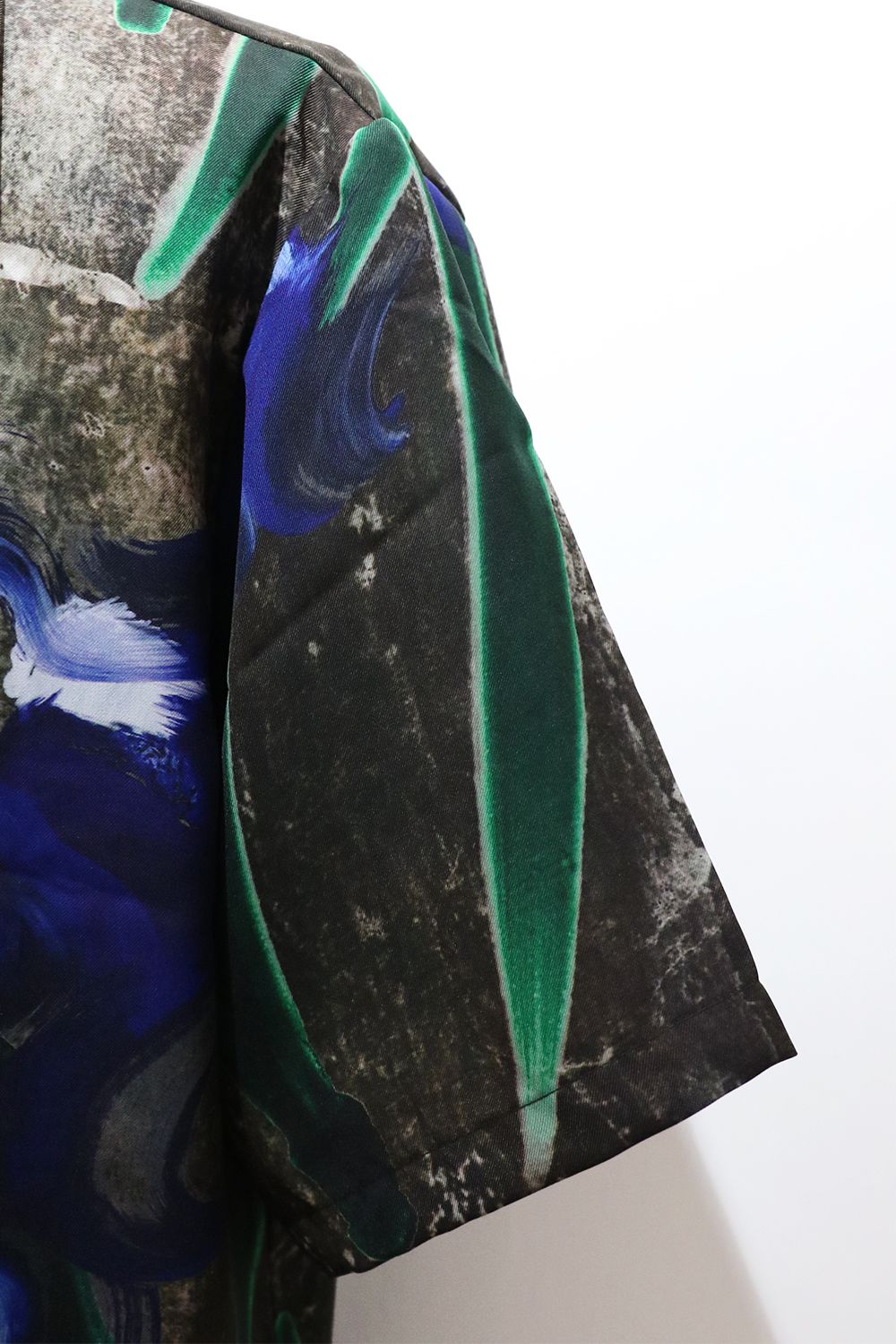 OPEN COLLAR S/S SHIRT / 燕子花図 オープンカラー ショートスリーブ シャツ