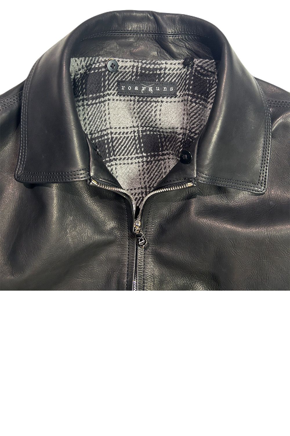 OIL WAX LEATHER JACKET / オイルワックス カウレザー ジップブルゾン