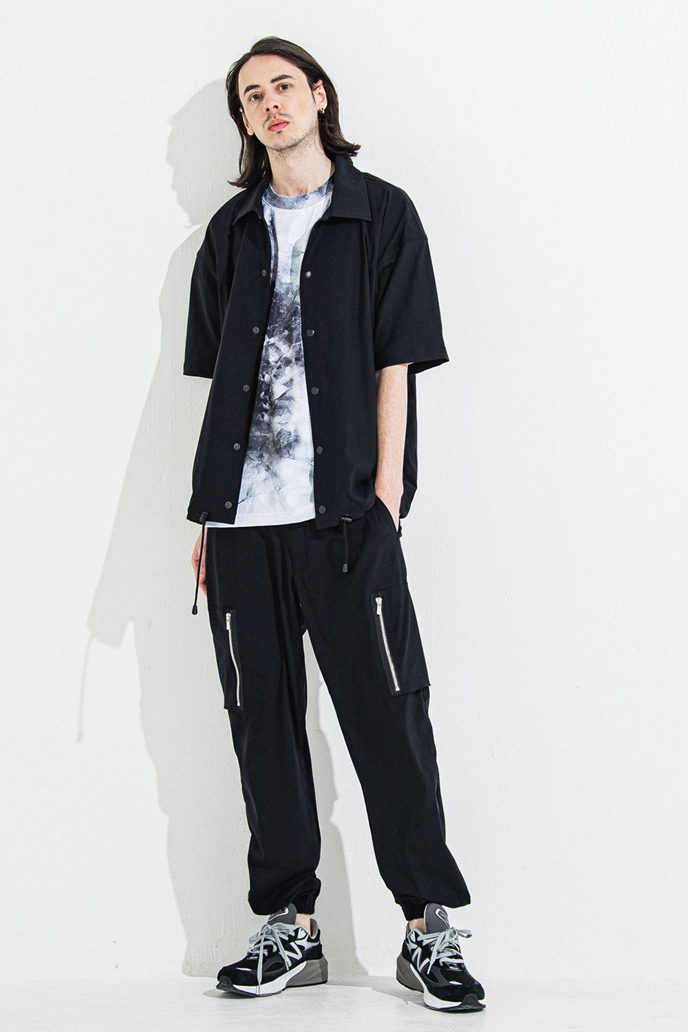 NYLON HALF COACH JACKET / ナイロン ハーフ コーチジャケット