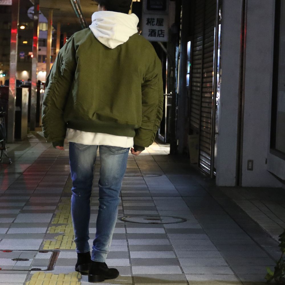 ダウンライナーを備えたreadymadeのjesse Jacketを着用した冬スタイル A Laid Back