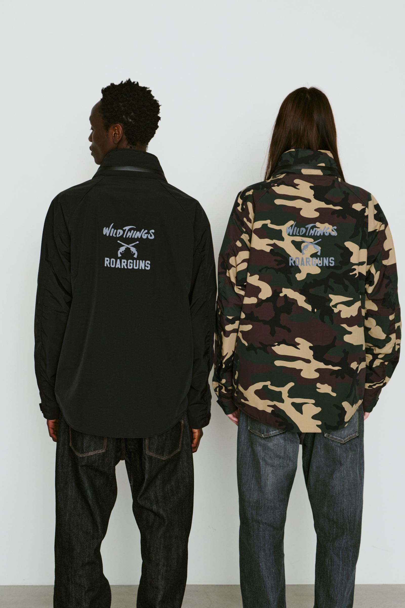 WILD THINGS × roarguns / エンブロイダリー バックプリント ジャケット