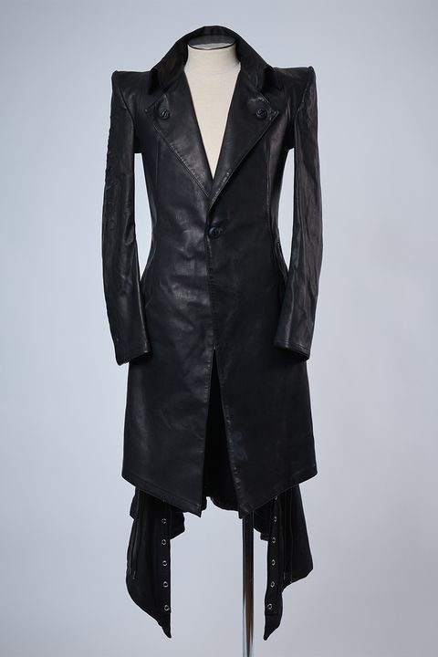 【COSTUME LINE】Eco Horse Hide Lace Up Flare Jacket / エコ ホースハイド レースアップ フレアジャケット