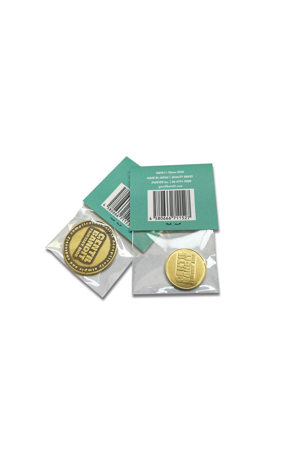 GENTIL BANDIT FAIRWAY MOB BALL MARKER LARGE /  ボール マーカー ラージ