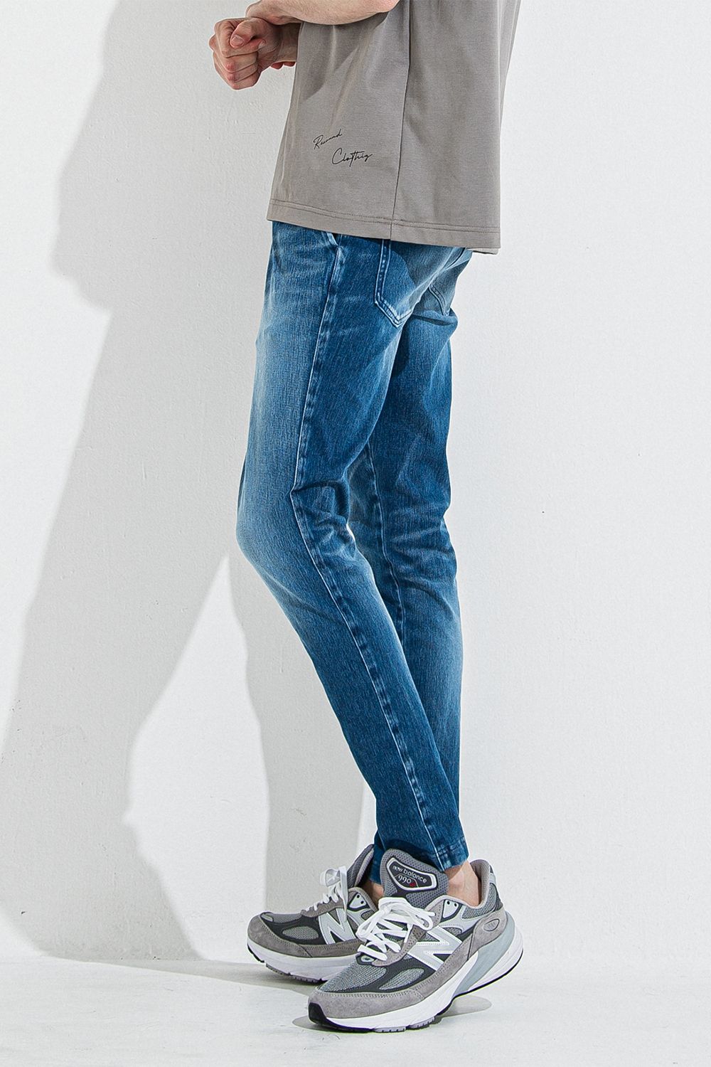 DENIM JERSEY CHRIS EASY TUCK PT / デニム ジャージ クリス イージー タック パンツ