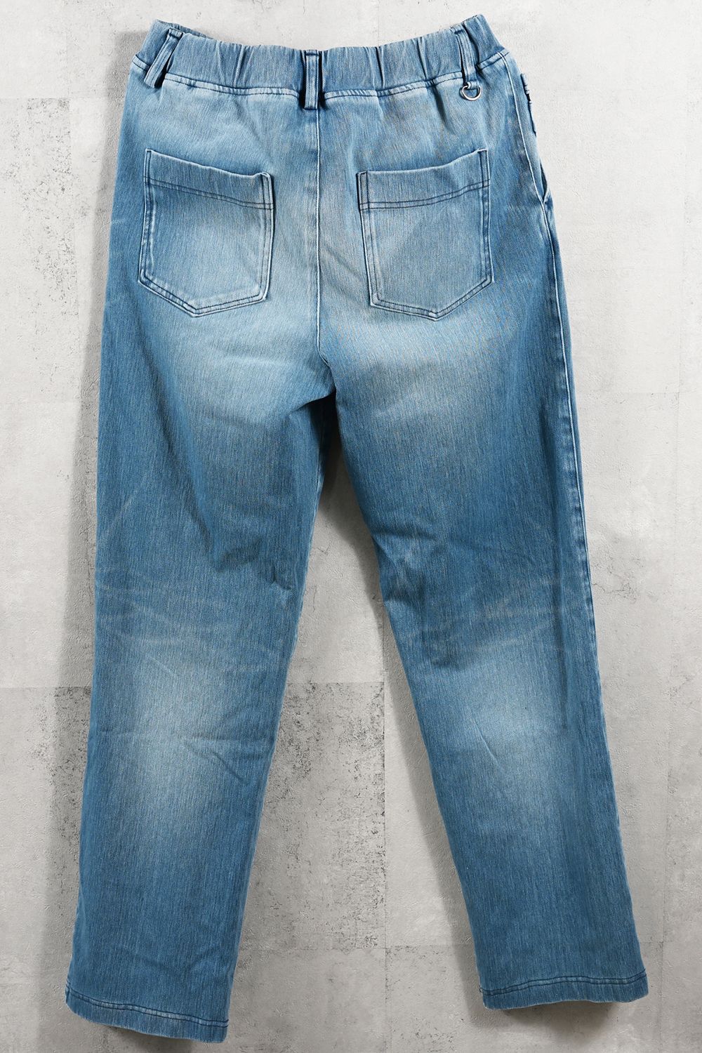 DENIM JERSEY WIDE PT / デニムジャージワイドパンツ