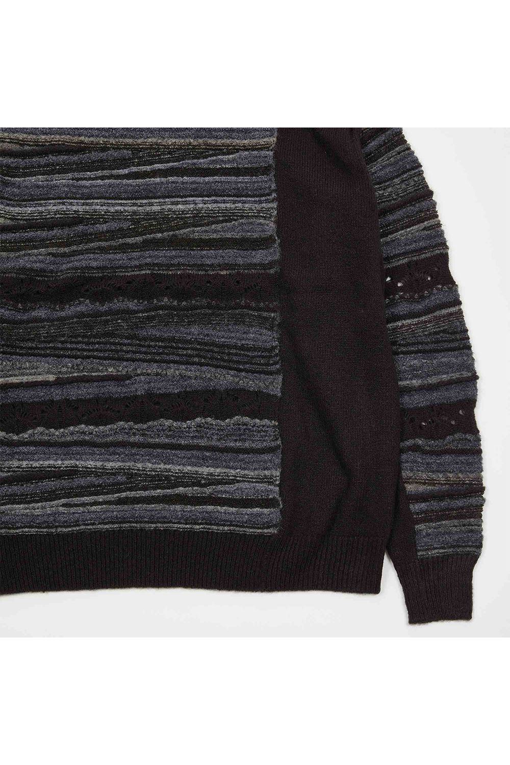 Multi border knit P/O / マルチ ボーダー ニット プルオーバー