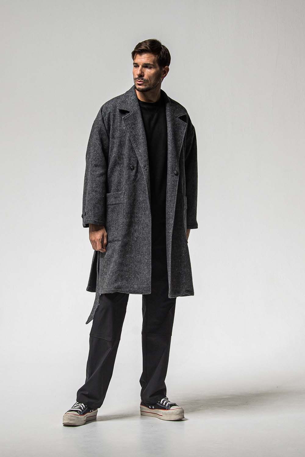 GOWN OVER COAT / オーバーサイズ ガウン コート