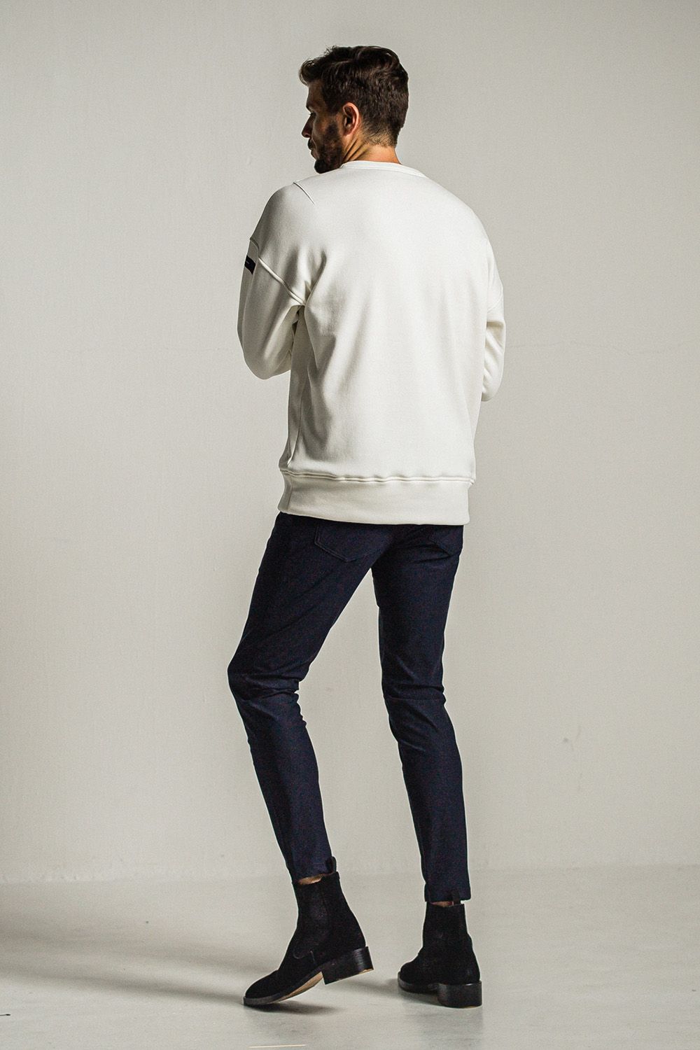 RC CHENILLE VELOURS FLEECE DROP TRAINER / RC シェニール ベロア フリース ドロップ トレーナー