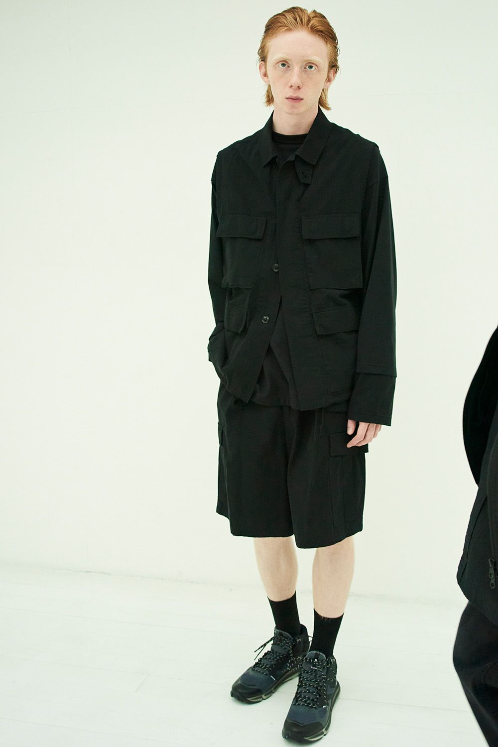 40/2 ORGANIC COTTON KNIT LAYERED TEE L/S / オーガニックコットン26G天竺 レイヤード Tシャツ