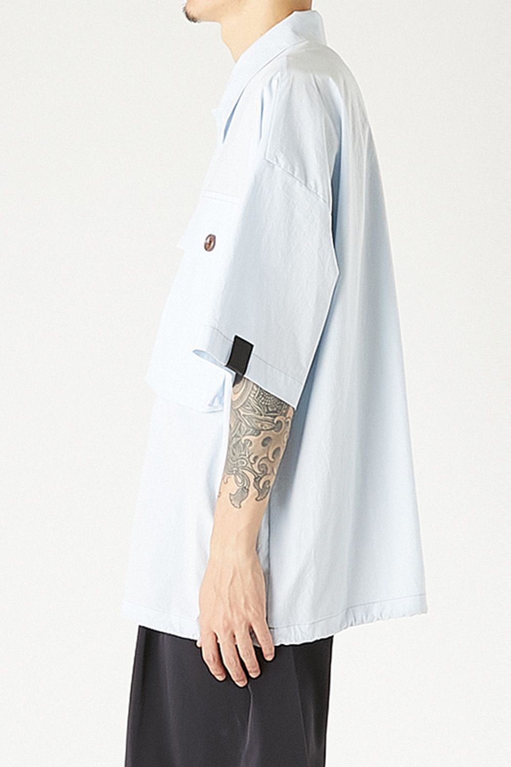 N.HOOLYWOOD COMPILE FLAP-POCKET HALF SLEEVE SHIRT / エヌハリウッド コンパイル フラップポケット ハーフスリーブ シャツ