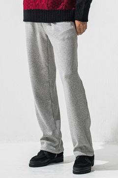 VELOURS FLEECE WIDE TUCK PANTS / ベロア フリース ワイド タックパンツ