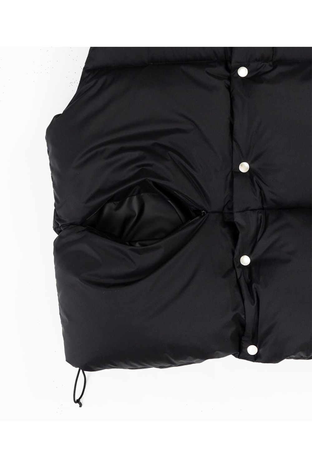 RECYCLE NYLON MINI RIPSTOP DOWN VEST / リサイクルナイロン ミニリップストップ ダウンベスト