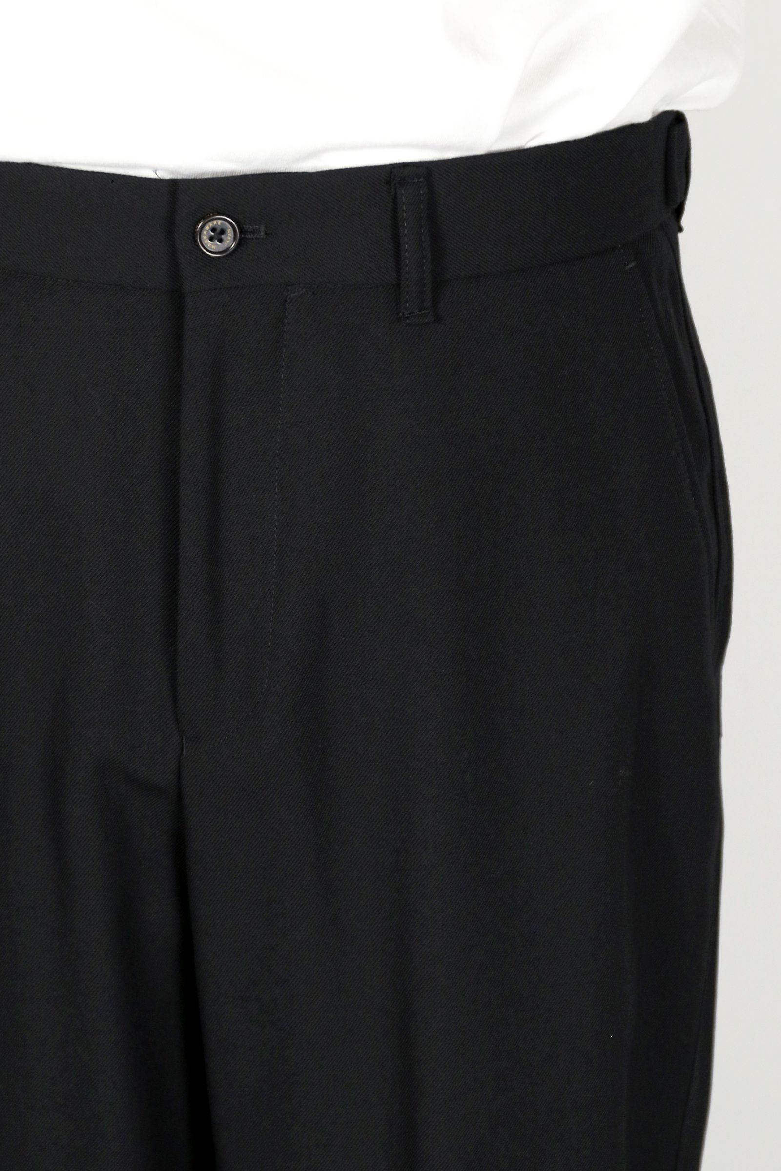 ORGANIC WOOL SURVIVAL CLOTH WIDE CARPENTER TROUSERS / オーガニック ウール サバイバルクロス ワイド カーペンター トラウザーズ