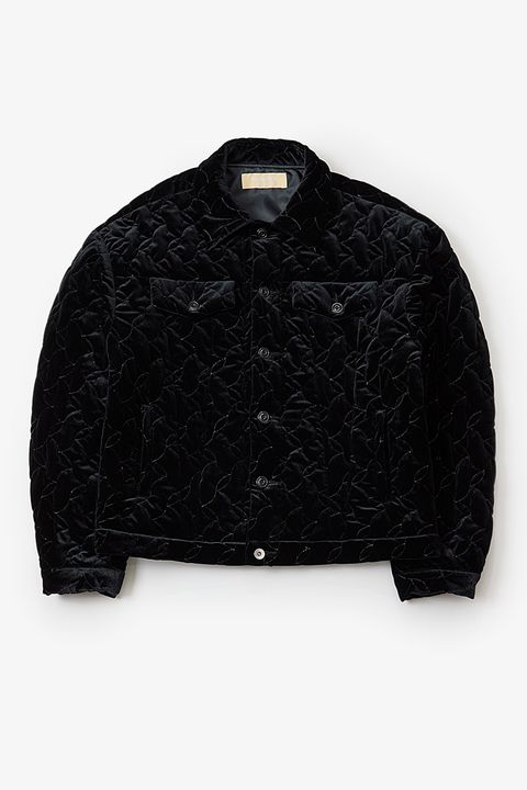 meagratia Velour quilting Blouson Style