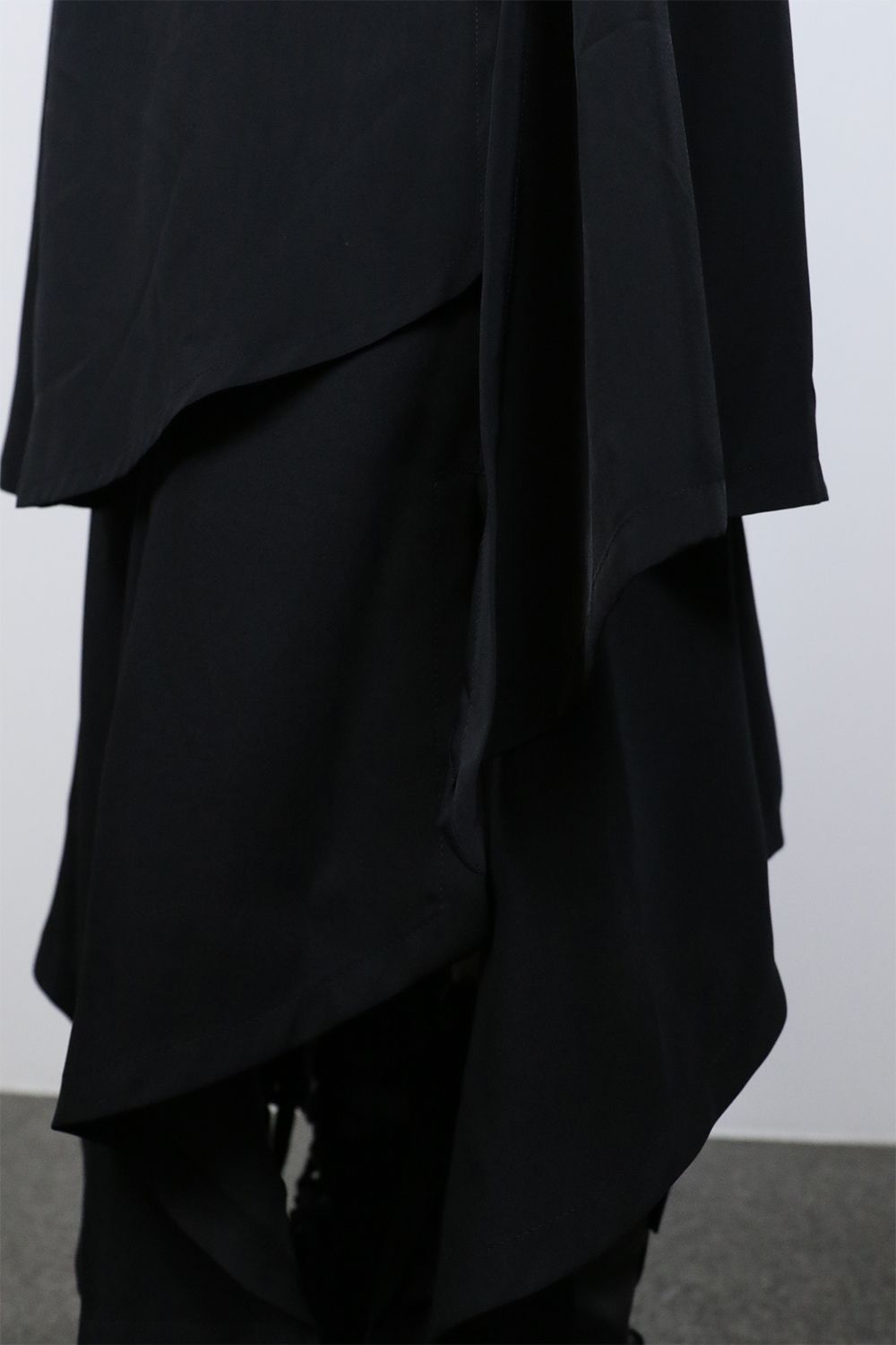 Recycle Decine Single Frill Shirt / リサイクル デシン シングル フリル シャツ