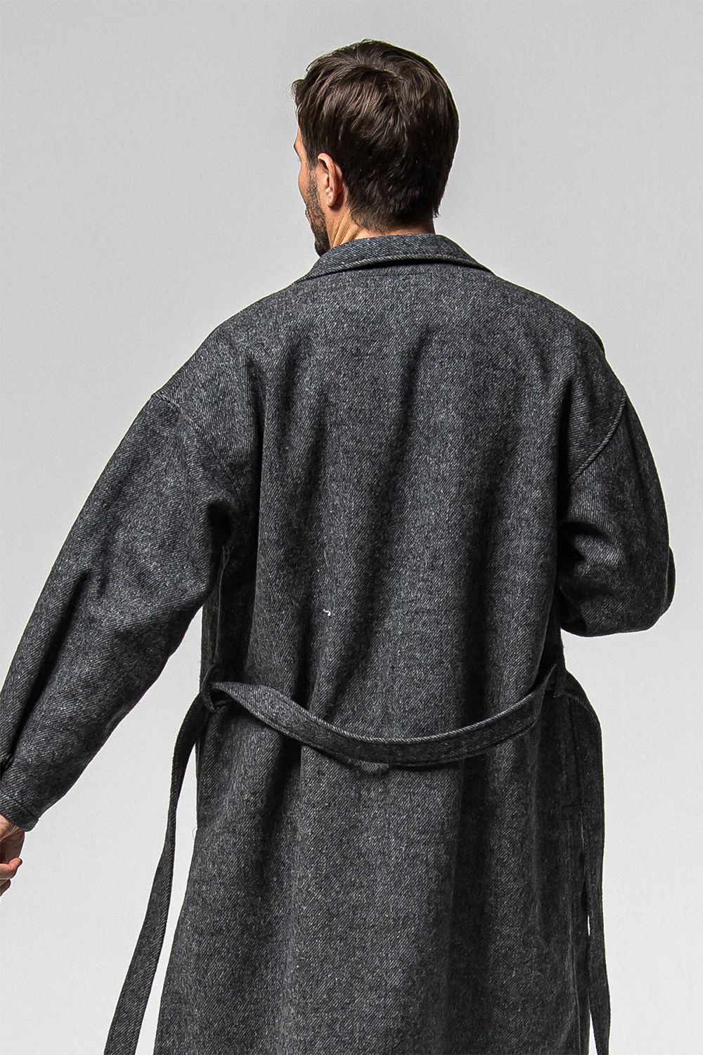 GOWN OVER COAT / オーバーサイズ ガウン コート