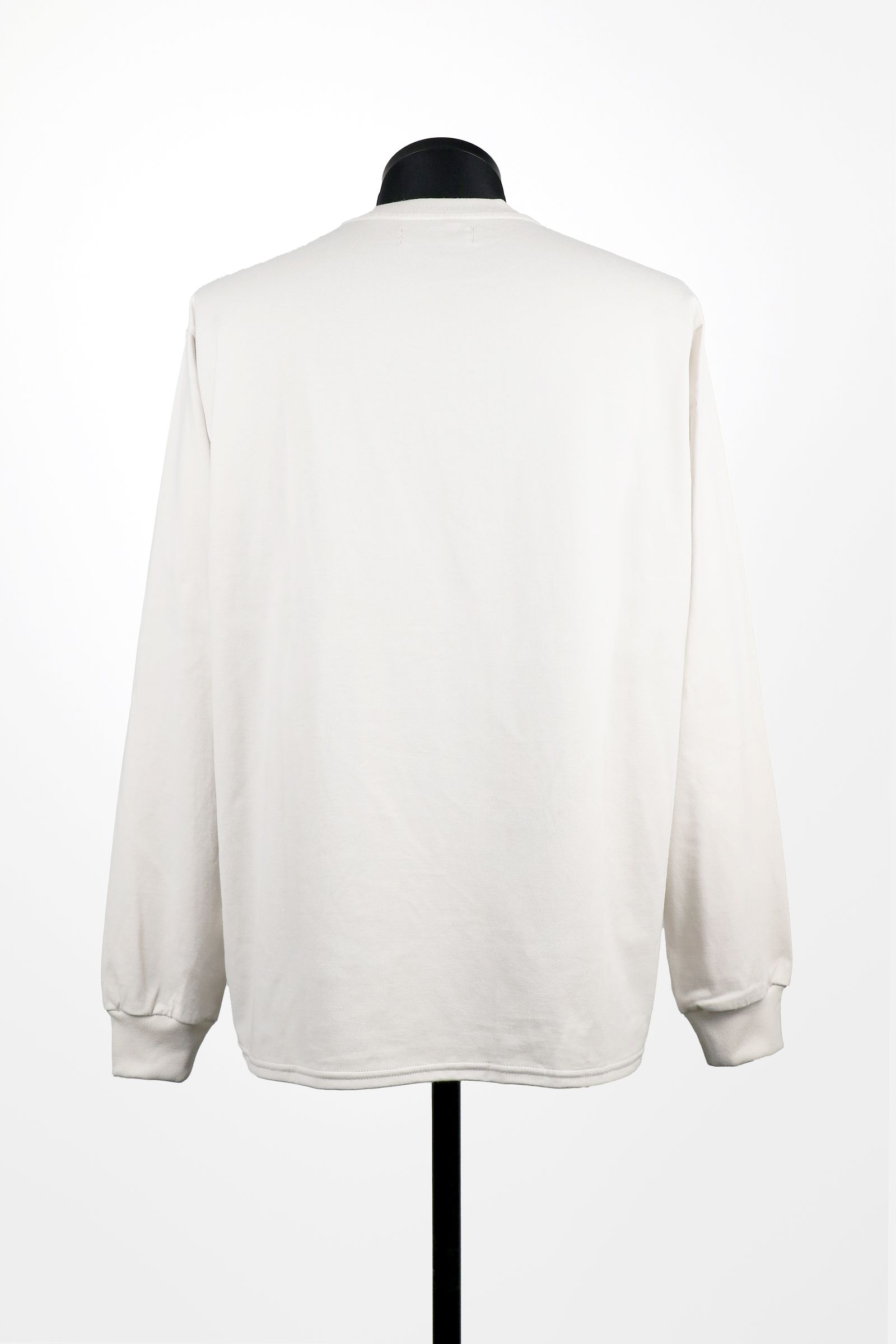 marka - 40/2 ORGANIC COTTON KNIT CREW NECK TEE L/S / オーガニックコットン26G天竺 クルーネック  ロングスリーブ Tシャツ | laid-back