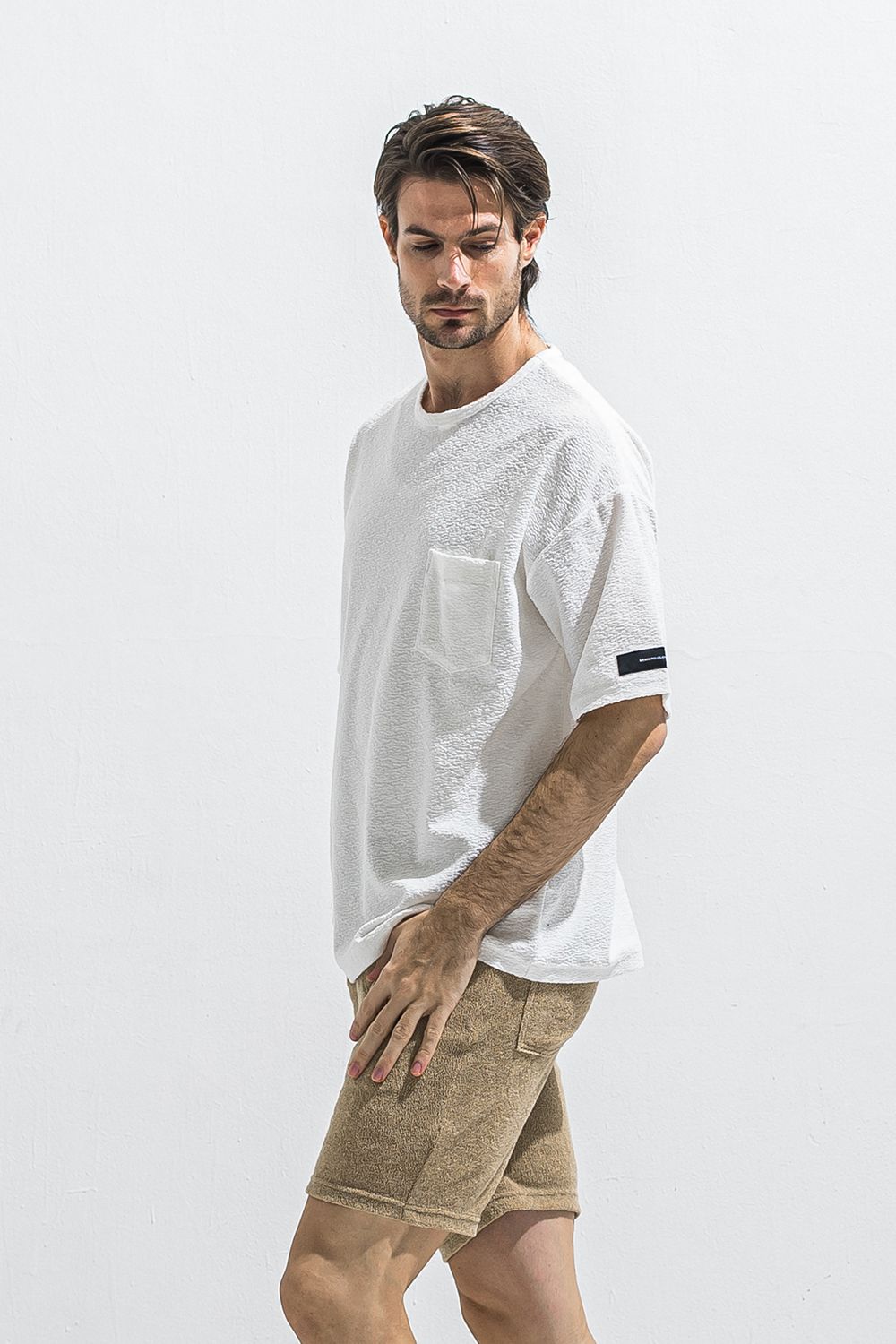 PILE OVER TEE / パイル オーバーサイズ ポケットTシャツ