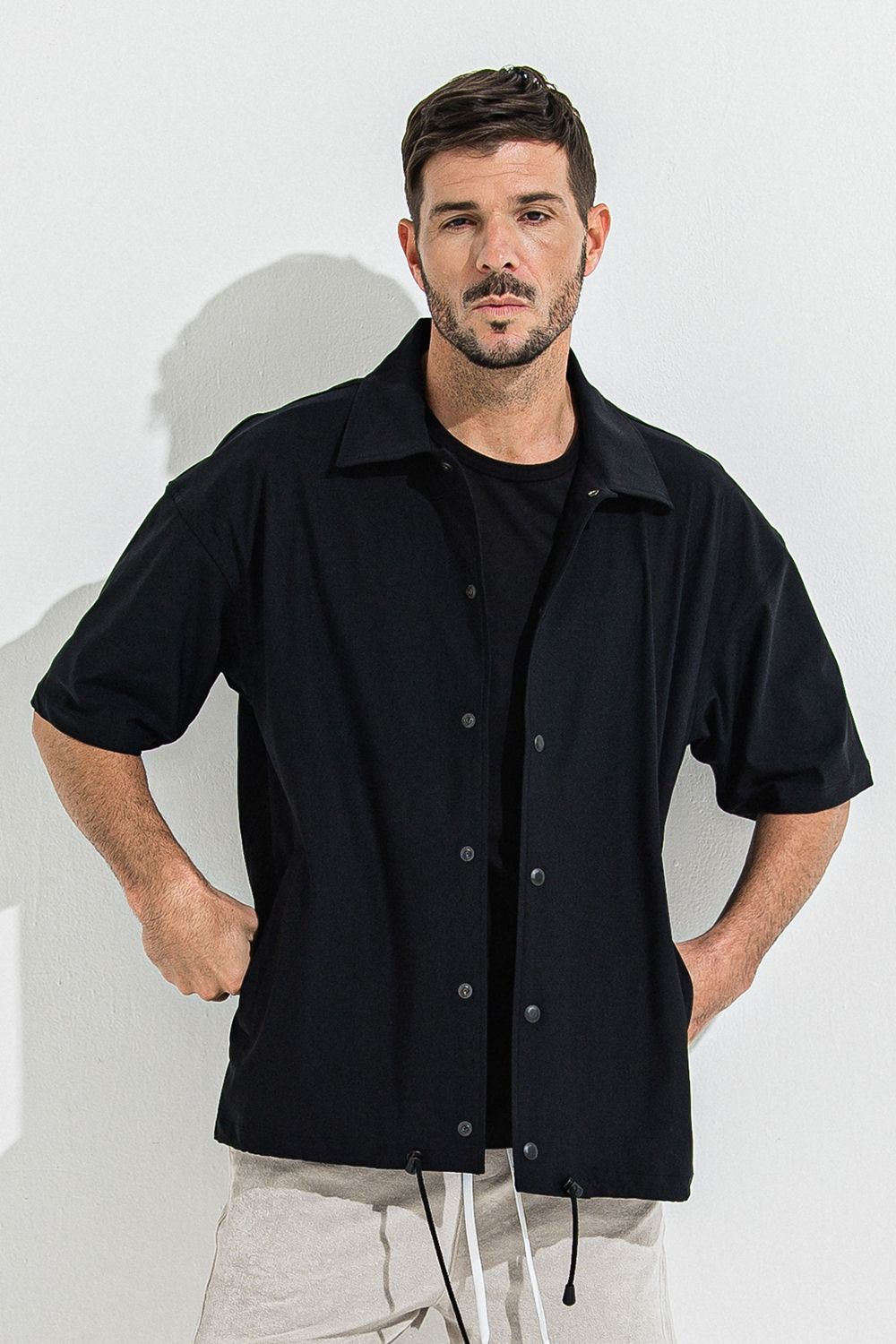 NYLON HALF COACH JACKET / ナイロン ハーフ コーチジャケット