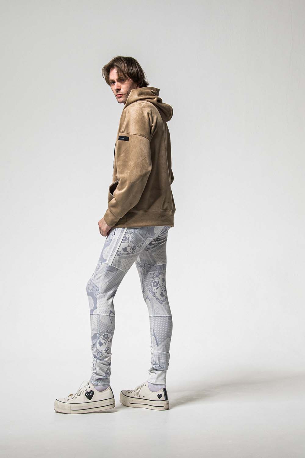 SUEDE LOOSE HOODIE / スウェード ルーズ フーディ
