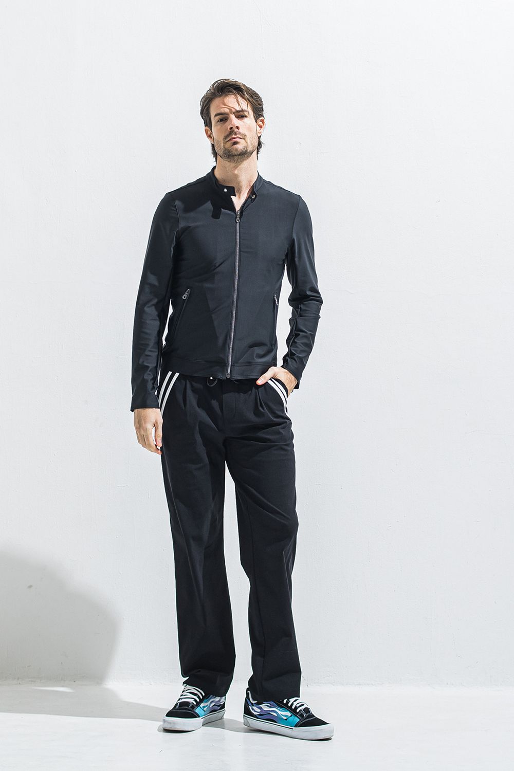 EDGE NYLON SEMI WIDE PT / エッジ ナイロン セミワイドパンツ