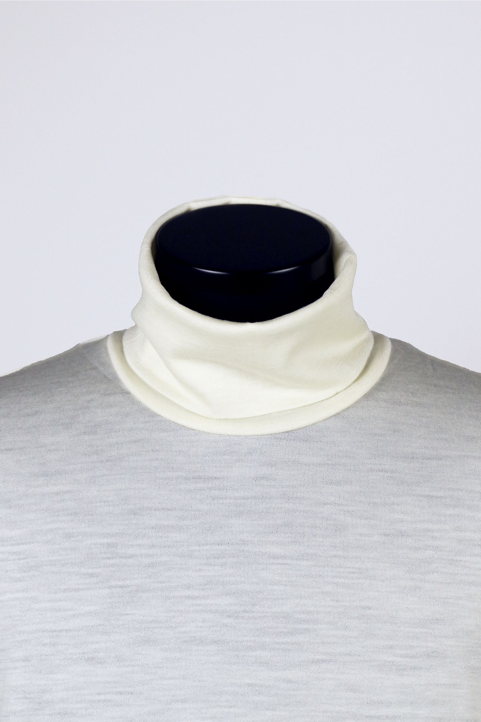 WASHABLE WOOL HIGH NECK SHIRT / ウォッシャブル ウール ハイネック シャツ