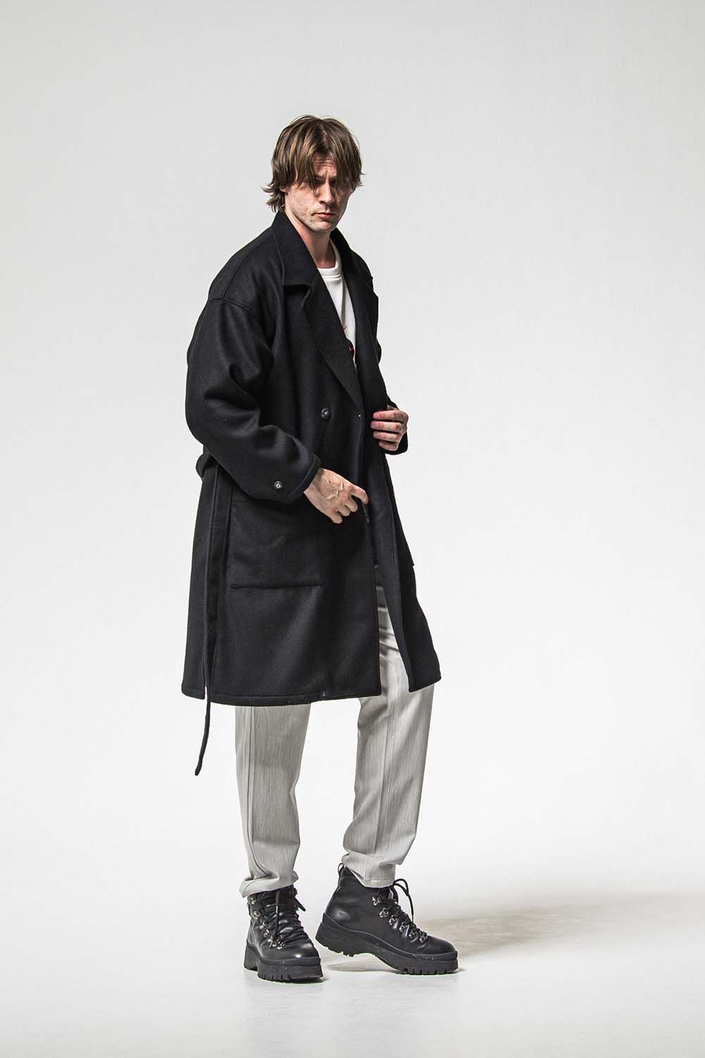 GOWN OVER COAT / オーバーサイズ ガウン コート