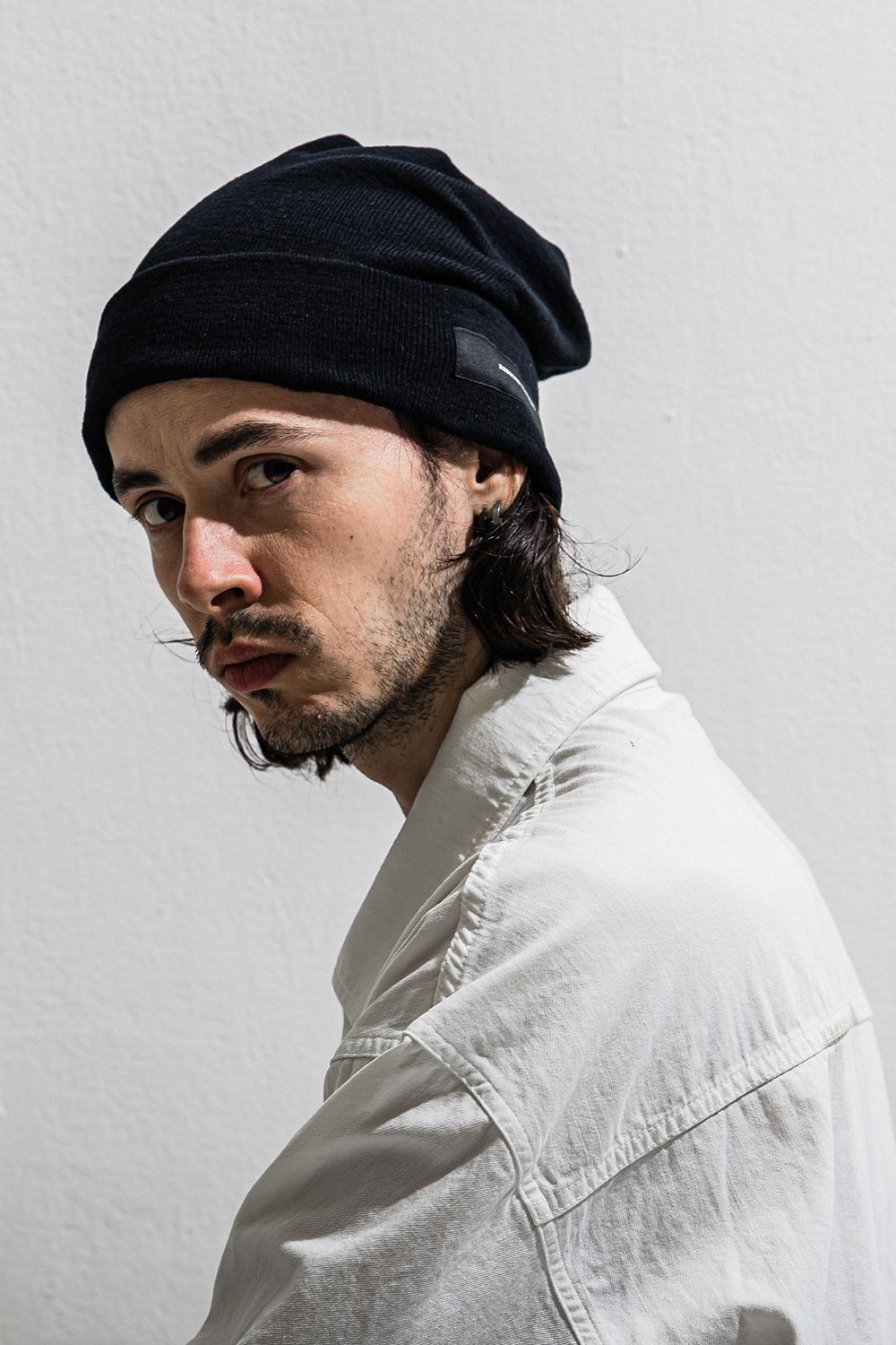 LINE KNIT CAP / リネン ニットキャップ