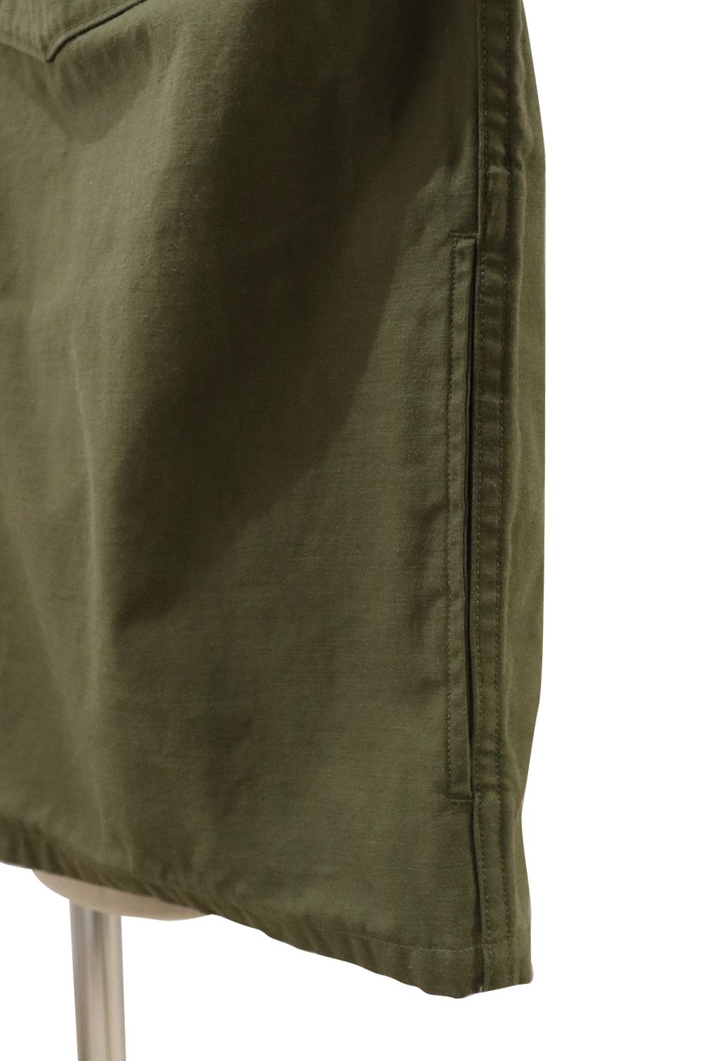 ORGANIC COTTON BACK SATIN UTILITY SHIRT / オーガニックコットン バックサテン ユーティリティ シャツ