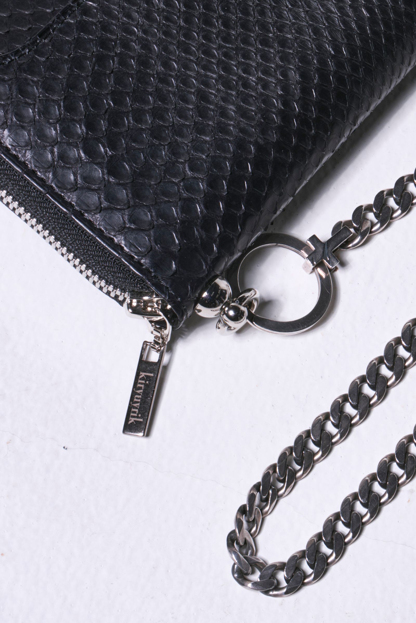 Python Round Zipp Slit Wallet / パイソン ラウンドジップウォレット