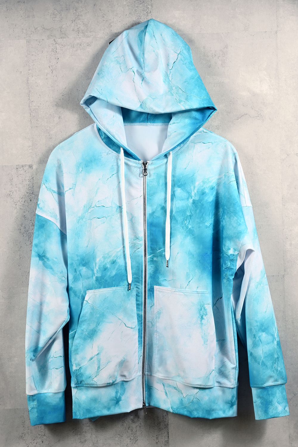 RASH OVER ZIPUP HOODIE / オーバーサイズ ジップアップ ラッシュガード パーカー