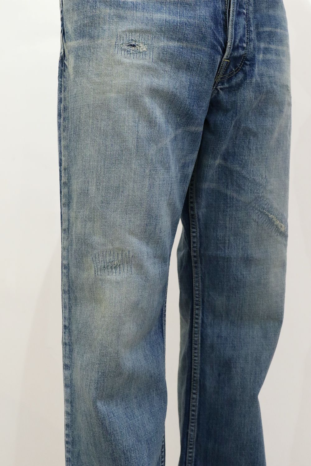 MARKA LOOSE STRAIGHT FIT JEANS - off white - |