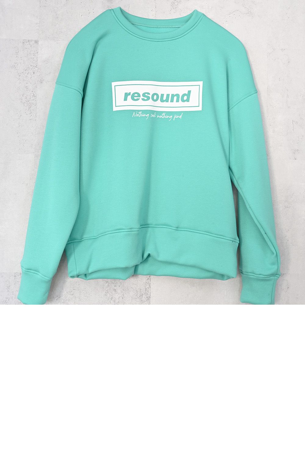BOX velours fleece drop trainer / BOXロゴ 裏起毛 ベロア フリース ドロップショルダー ルーズトレーナー