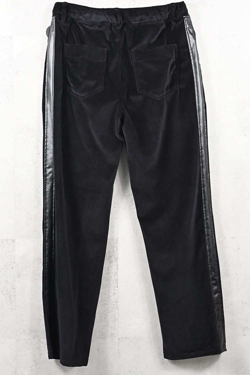 VELOUR SEMI WIDE TUCK PANTS / ベロア セミワイド ワイド タック パンツ