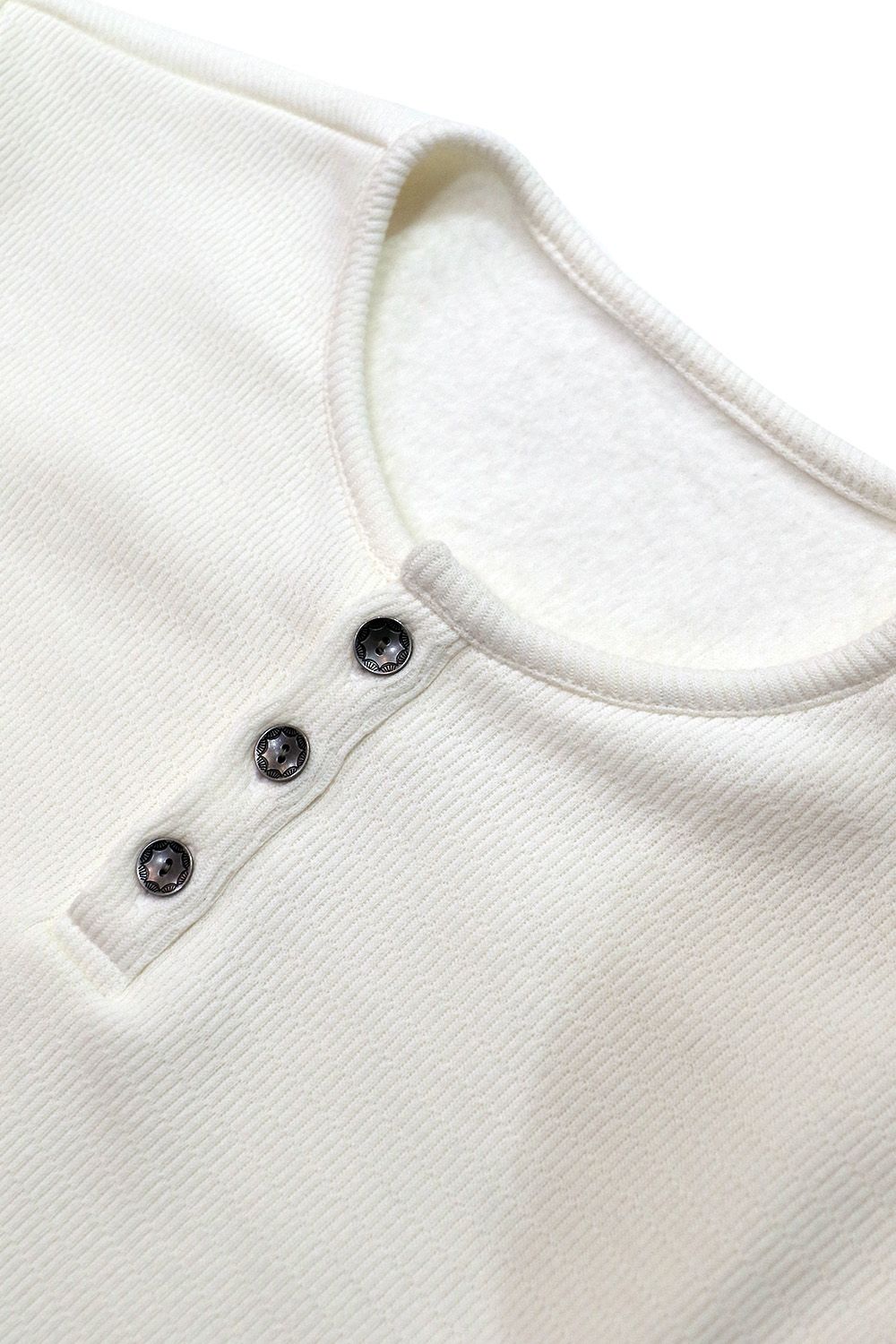 VELOURS FLEECE THERMAL HENRY / ベロア フリース サーマル ヘンリーネック