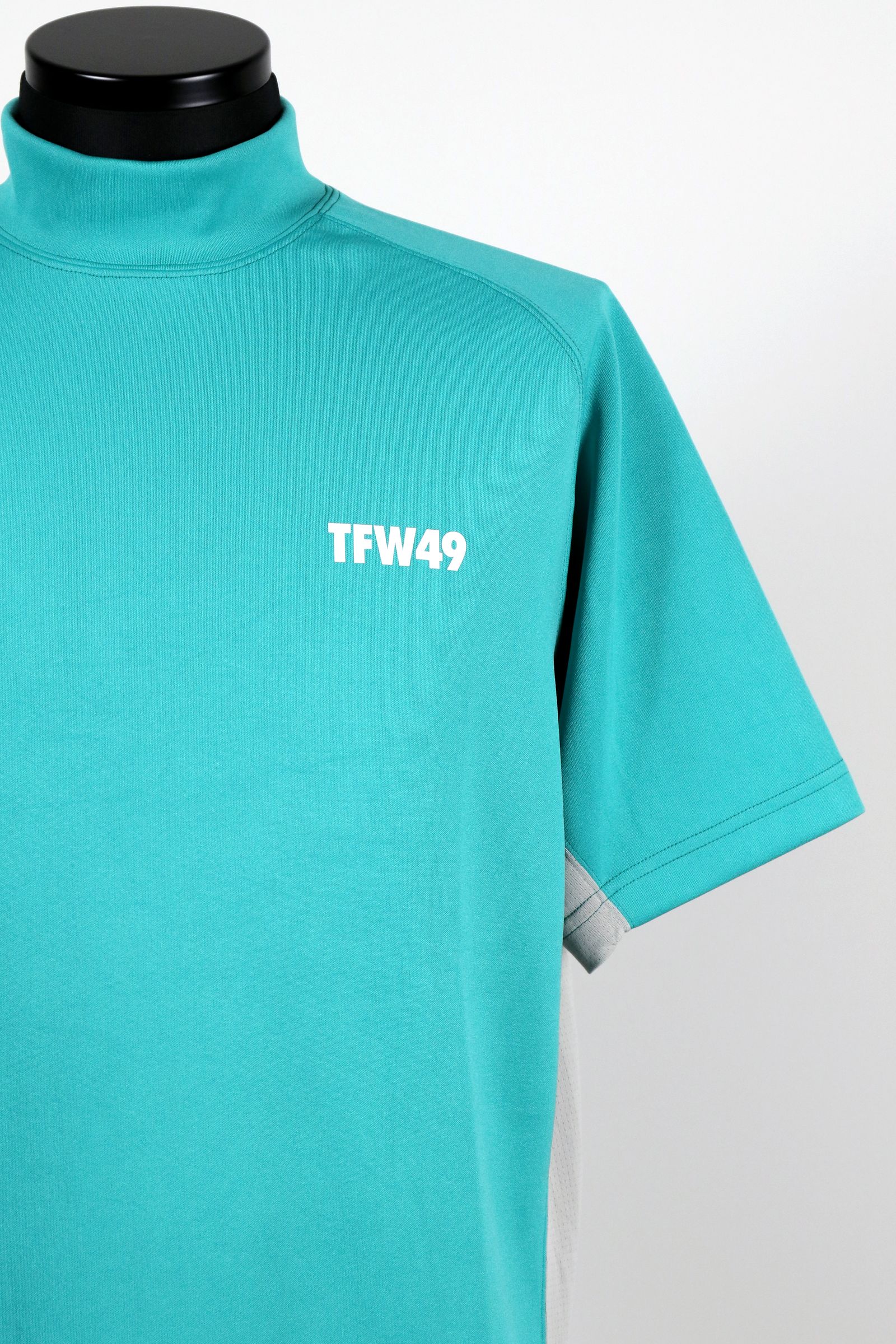 SIDE MESH MOCKNECK T / サイド メッシュ モックネック ティー