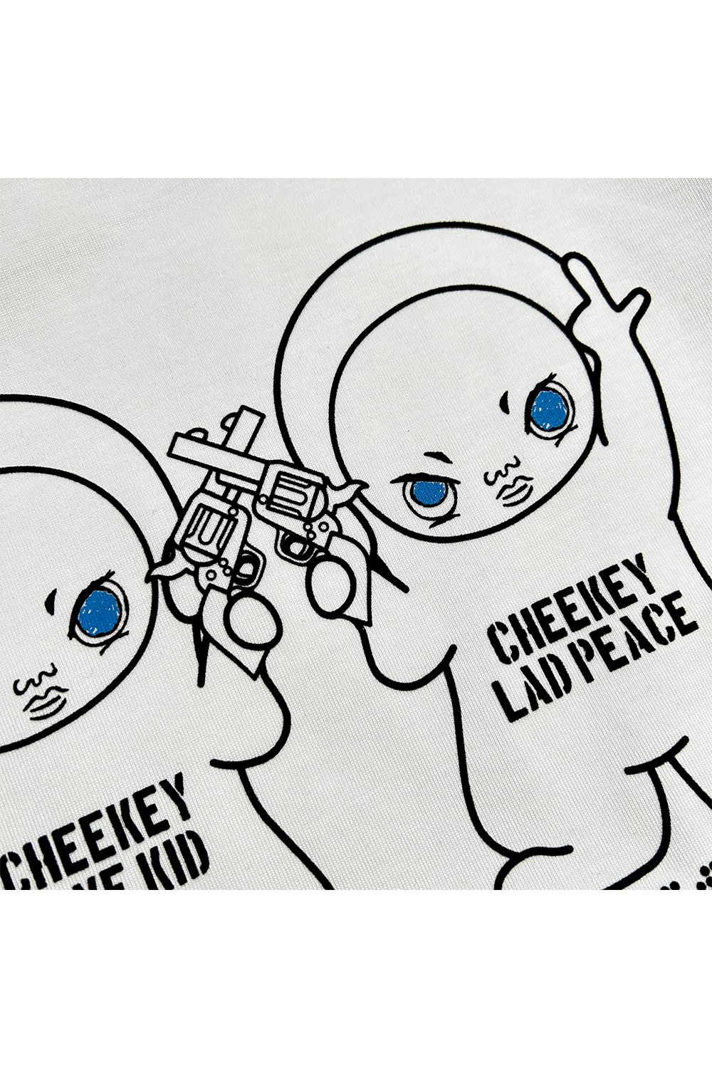 CHEEKEY PRINT L/S T / チーキー プリント ロングスリーブ Tシャツ