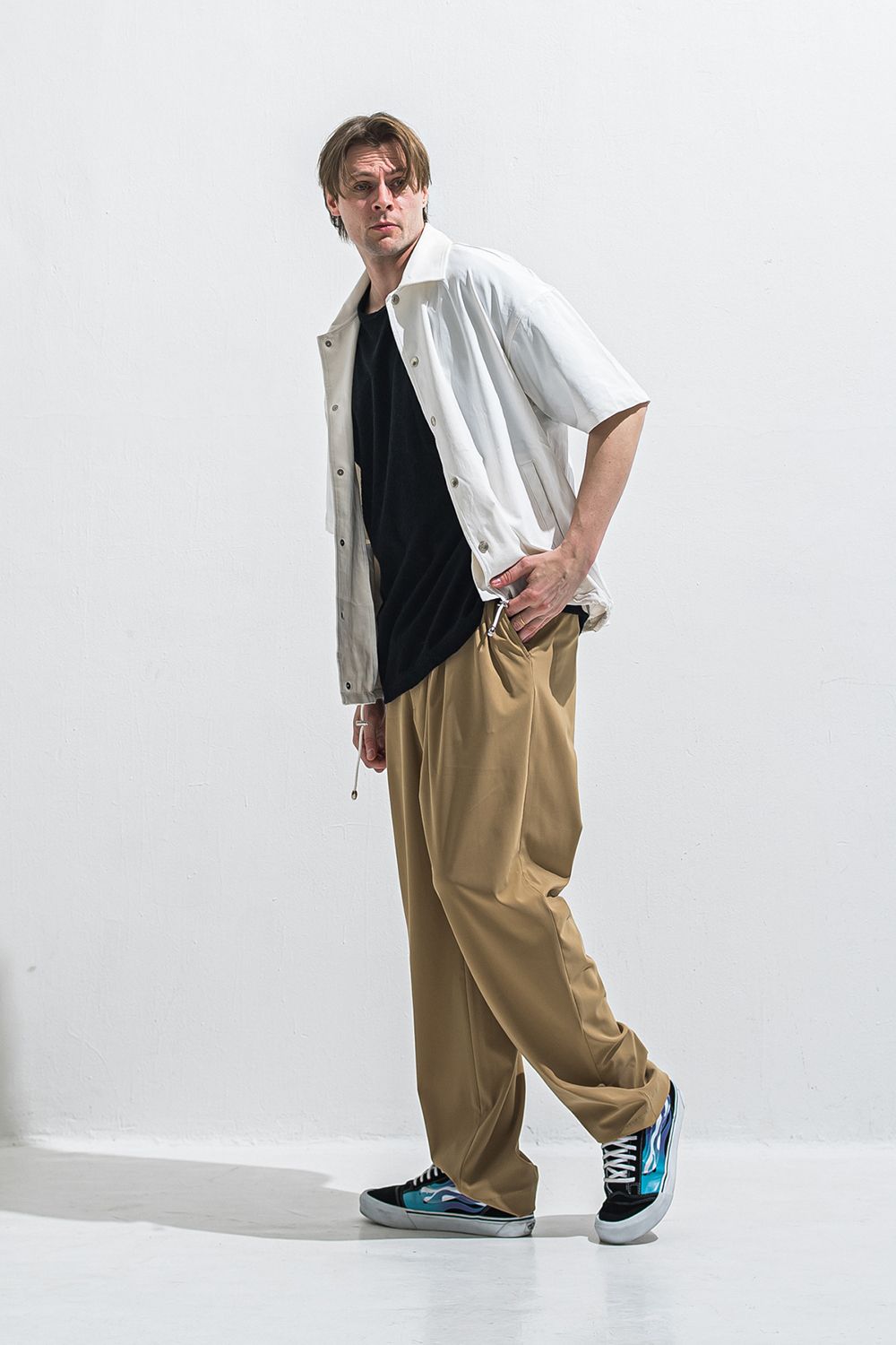 PILE OVER TEE / パイル オーバーサイズ ポケットTシャツ