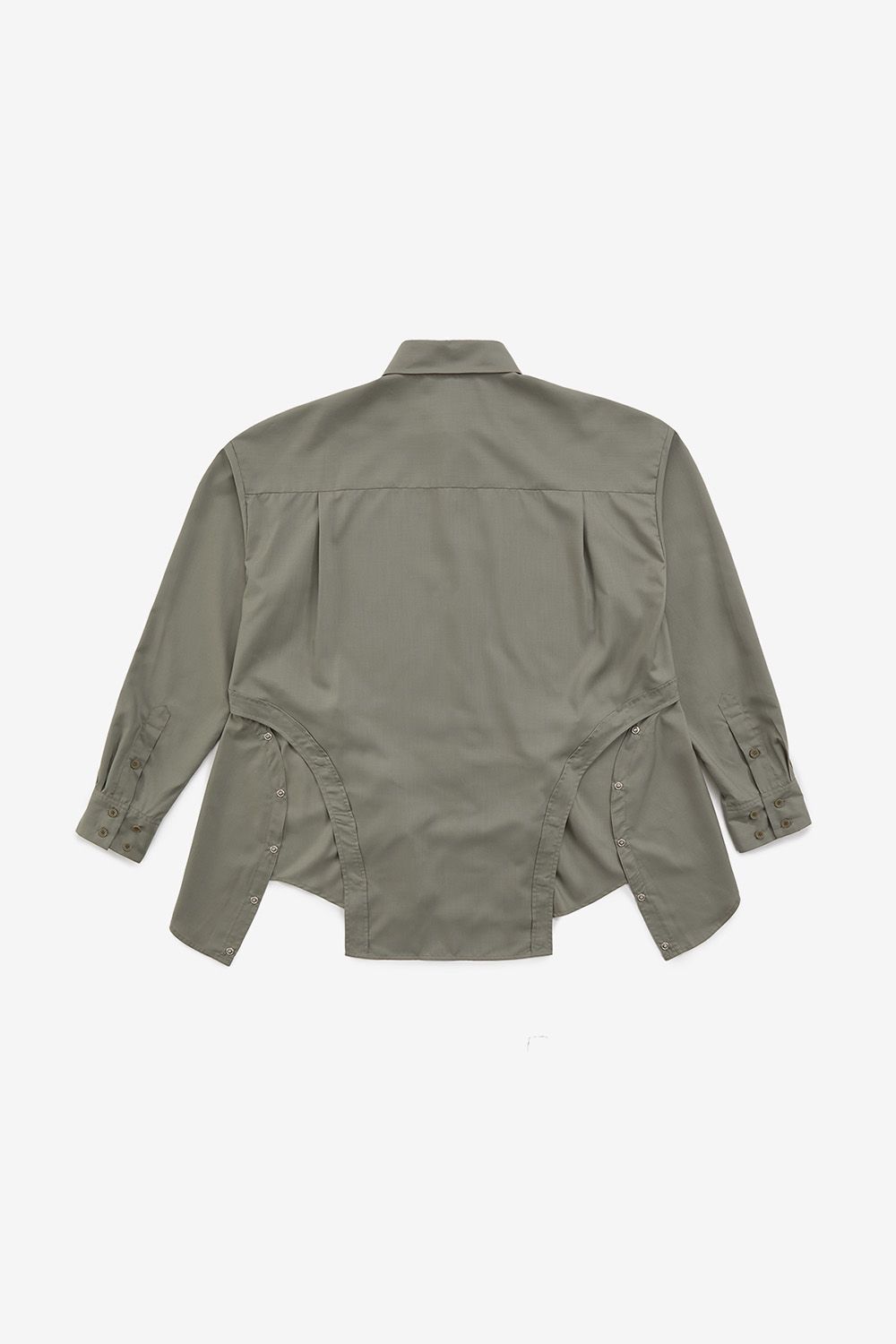Multi-way snap button shirt / マルチウェイ スナップボタン シャツ