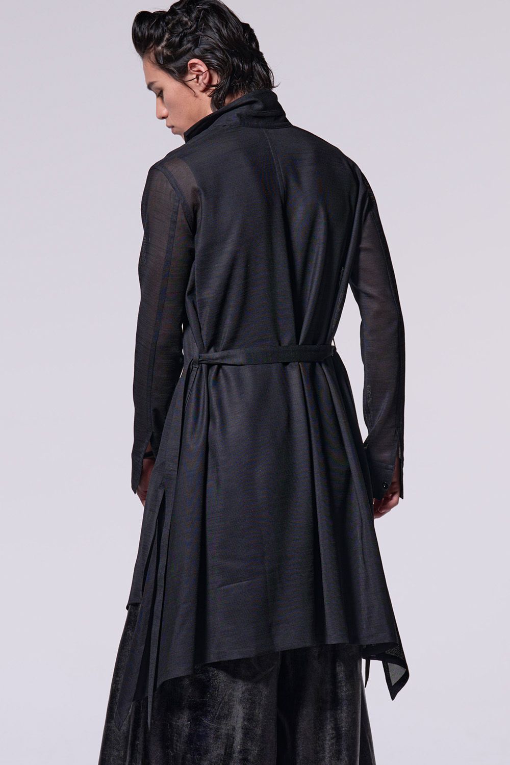 Kiryuyrik/キリュウキリュウ スタンドカラーフレアシャツ kiryuyrik - KARAMI Stand Collar Flare Shirt / カラミ